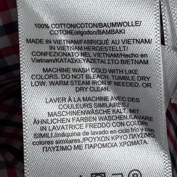 Brooks Brothers Mens XL Patchwork Check Button Down Shirt Multicolor Gingham - Picture 16 of 16